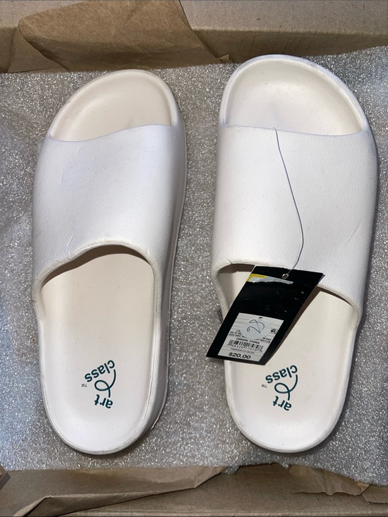 art class Other - art class White Slide Sandals for Kids